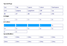 jQuery键盘按键监听提示代码